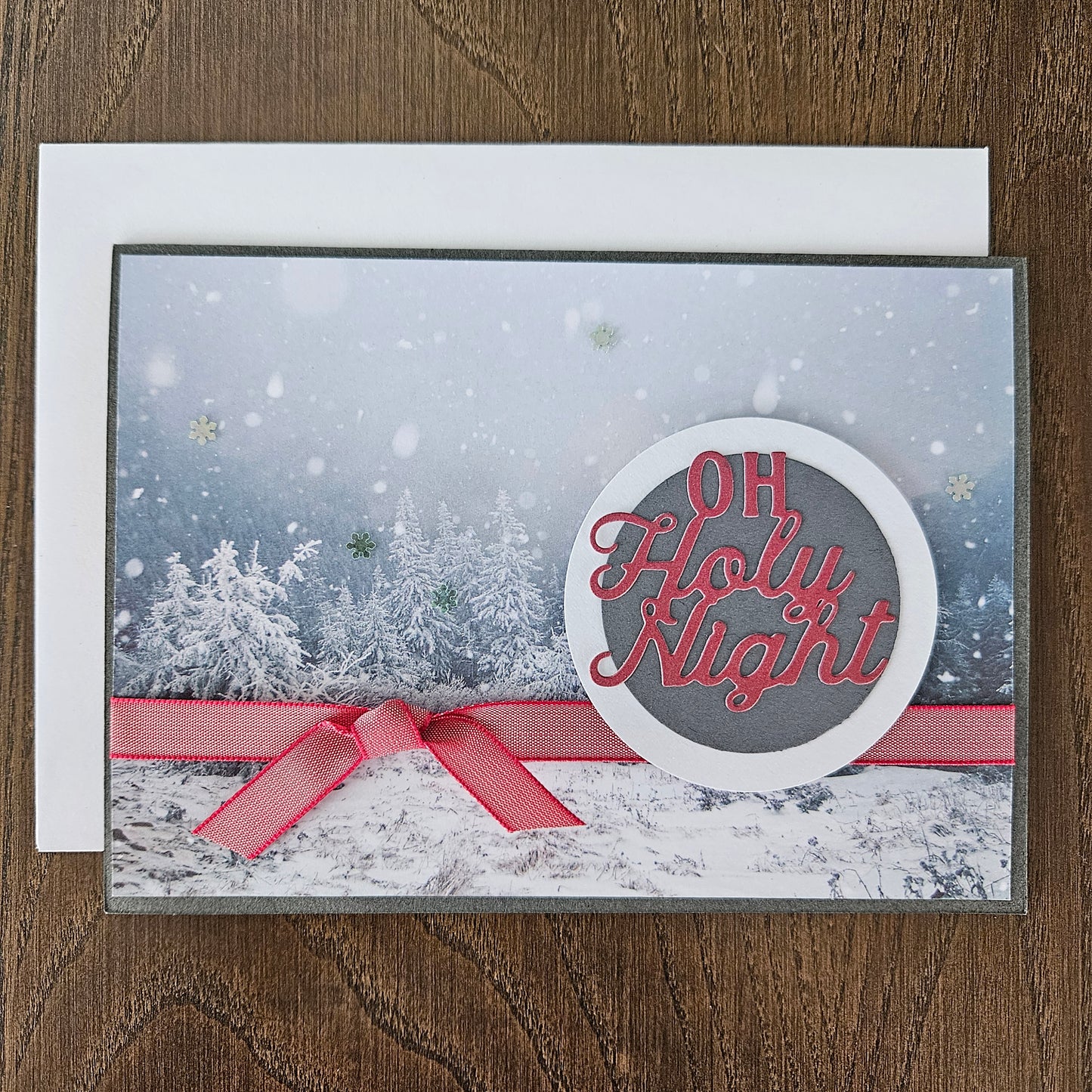 Handmade Christmas Cards, Holiday Greeting Cards With Heartfelt Messages, Card Bundle of 5 Unique Designs With Envelopes