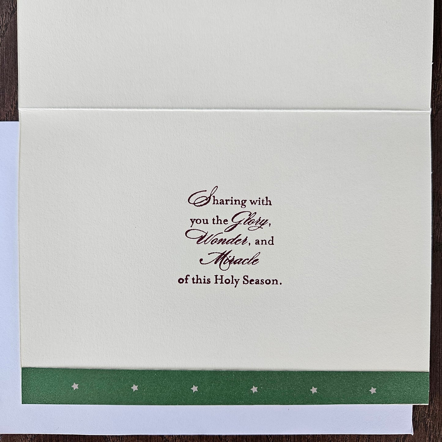 Handmade Christmas Cards, Traditional Holiday Greeting Cards With Heartfelt Messages, Card Bundle of 5 Tiddly Pom Cards