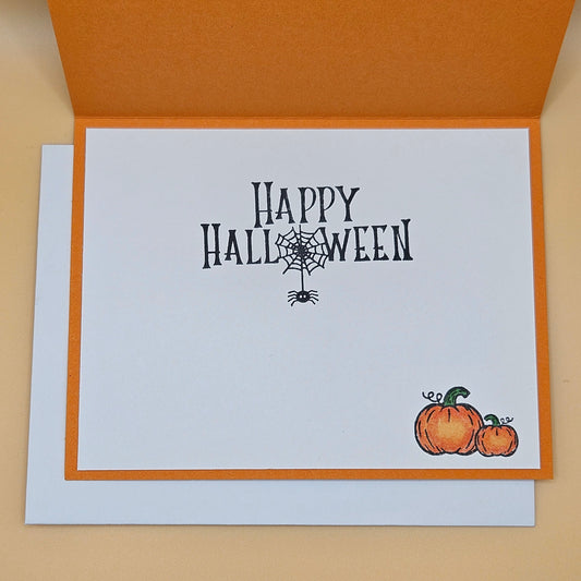 Handmade Halloween Card, Winnie the Pooh Trick or Treat Card, Cute Fall Greeting Card for Kids Tiddly Pom Cards