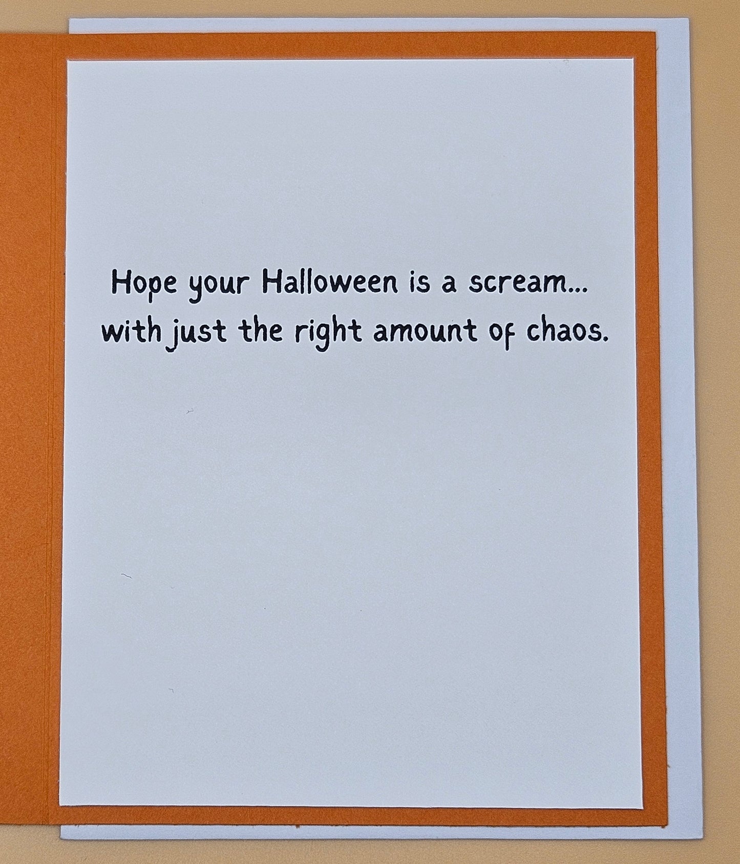 Handmade Halloween Card, Funny Greeting Card with Inside Message, Squad Ghouls Cats