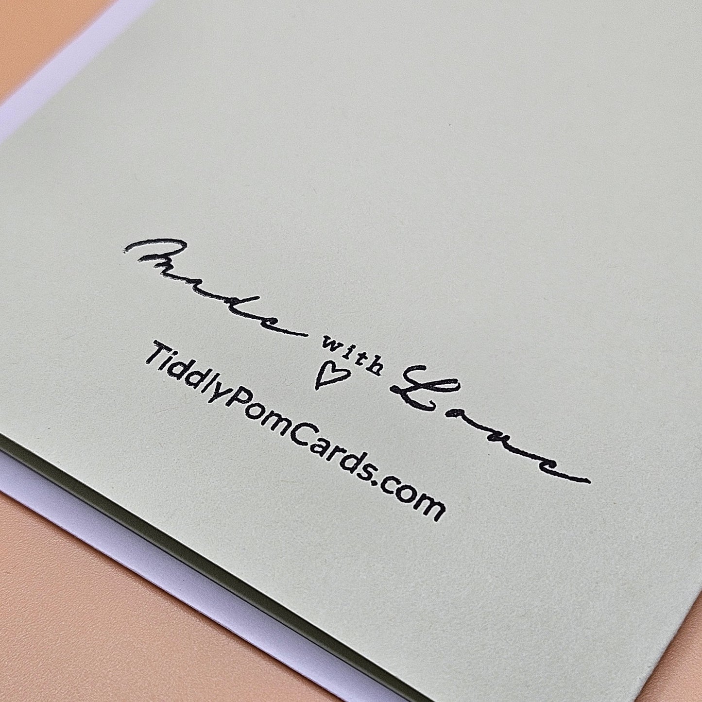 Winnie the Pooh Card for Friends, Handmade Friendship Greeting Card, Piglet’s Love Quote Card Tiddly Pom Cards