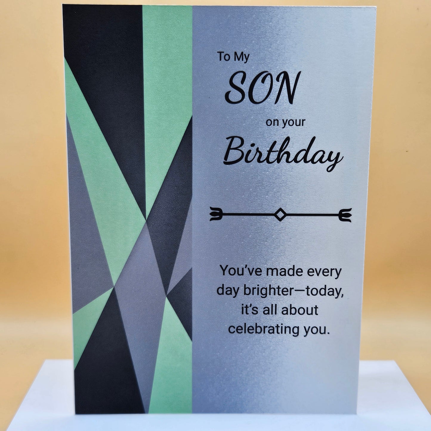 Birthday Card for Son, Heartfelt Greeting Card for Him, Masculine Birthday Card
