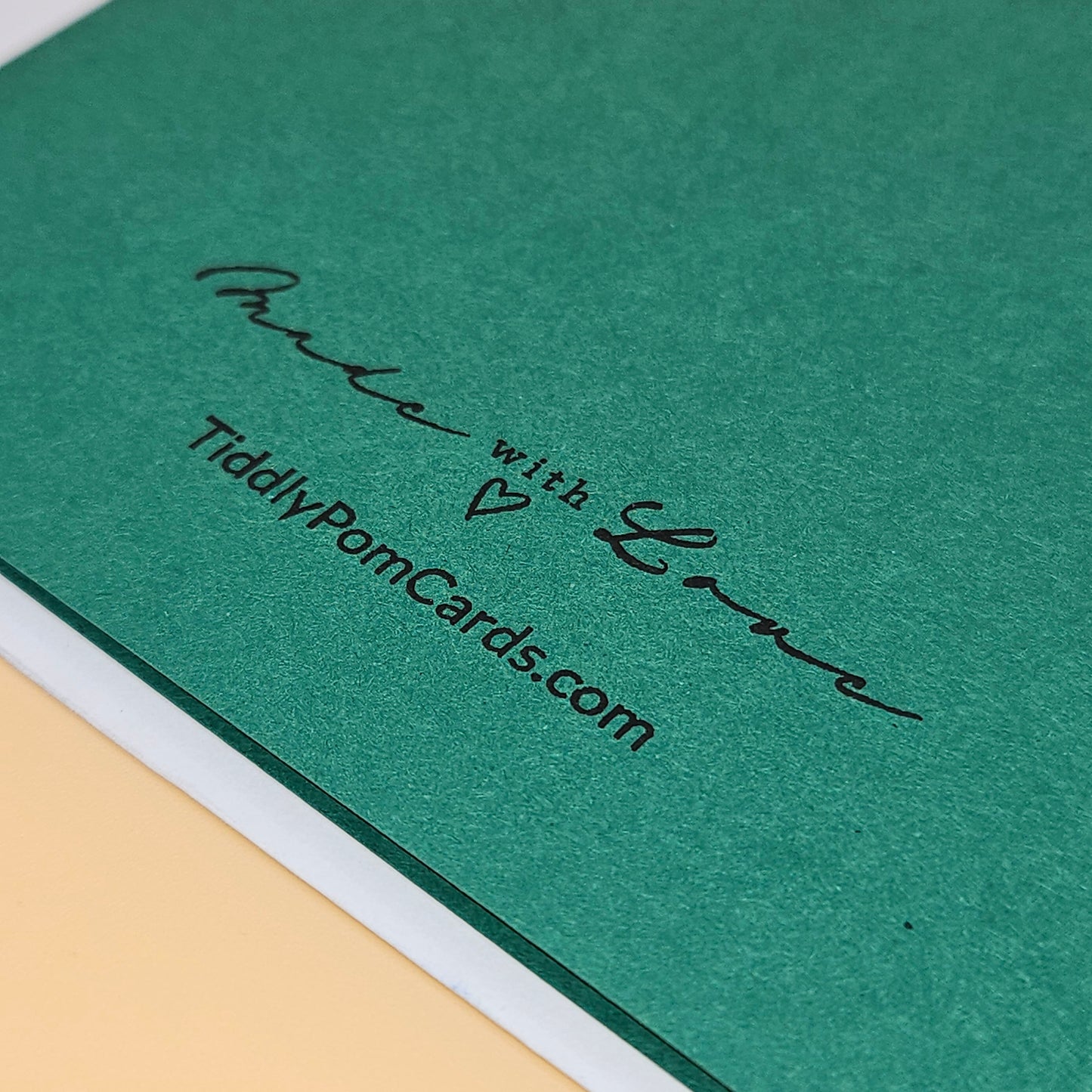 Handmade Christmas Card, Holiday Train Greeting Card, Vintage Stamp Design Tiddly Pom Cards