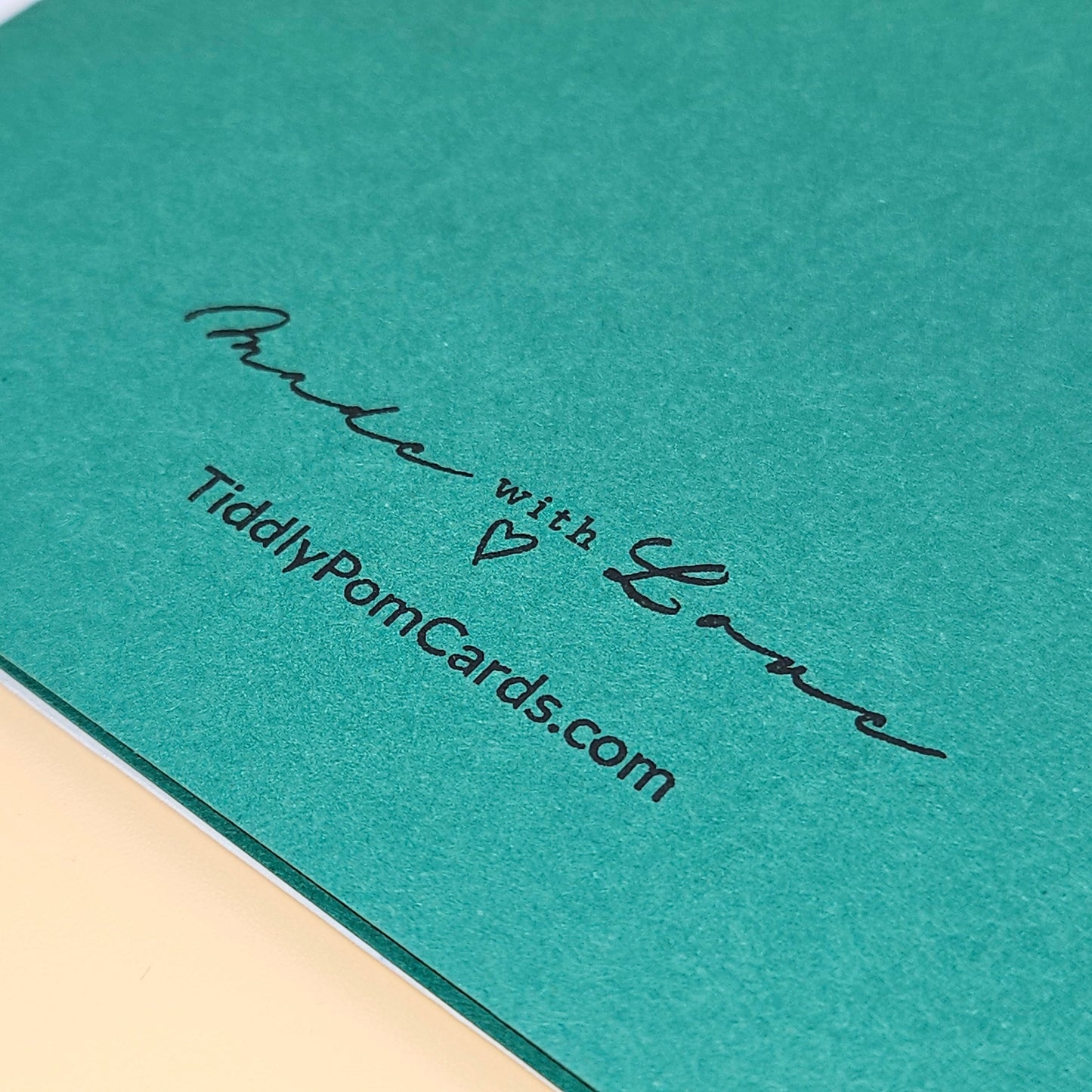 Handmade Christmas Card, Vintage Stamp Holiday Greeting Card, Snowman Carolers Tiddly Pom Cards