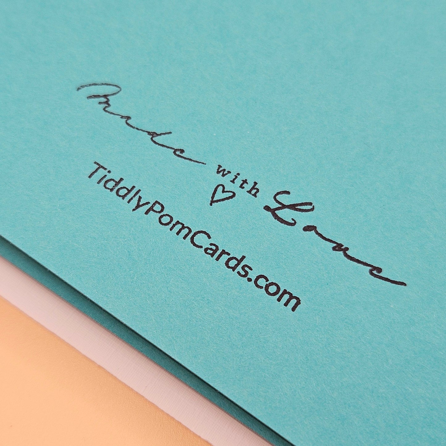 Handmade Christmas Decoupage Card, Snowman Village Post Office Holiday Greeting Card, Classic Vintage Style Tiddly Pom Cards