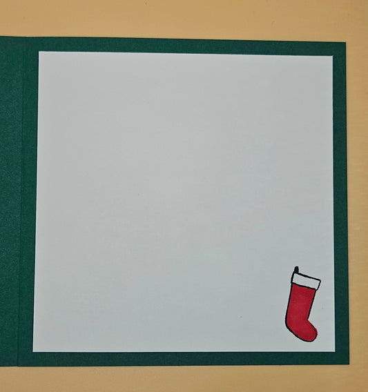 Handmade Christmas Card Bundle, Vintage Wreath Greeting Card Set of 3, Classic Holiday Keepsakes Tiddly Pom Cards