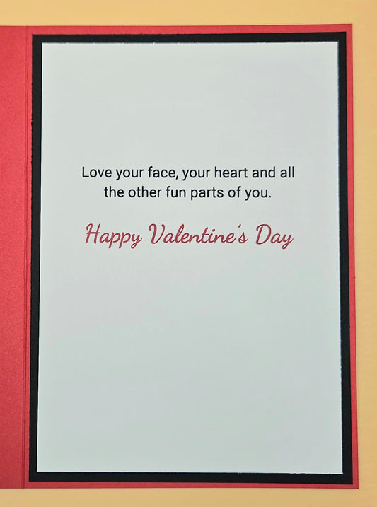 Funny Valentine's Day Card, Handmade I Freaking Love You Snarky, Romantic Keepsake