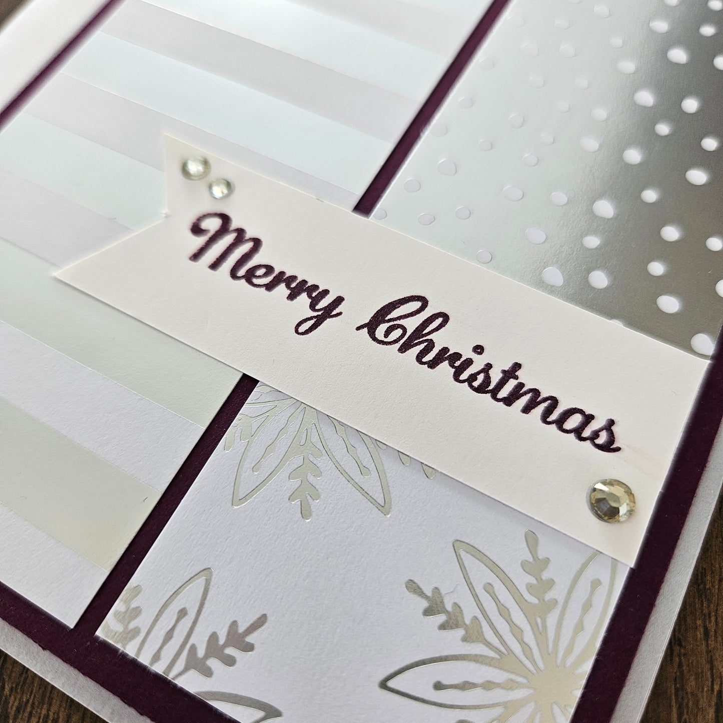 Handmade Christmas Cards, Holiday Greeting Cards, Elegant Neutral Winter Design, Joy, Merry Christmas, Season’s Greetings, 5 Card Bundle