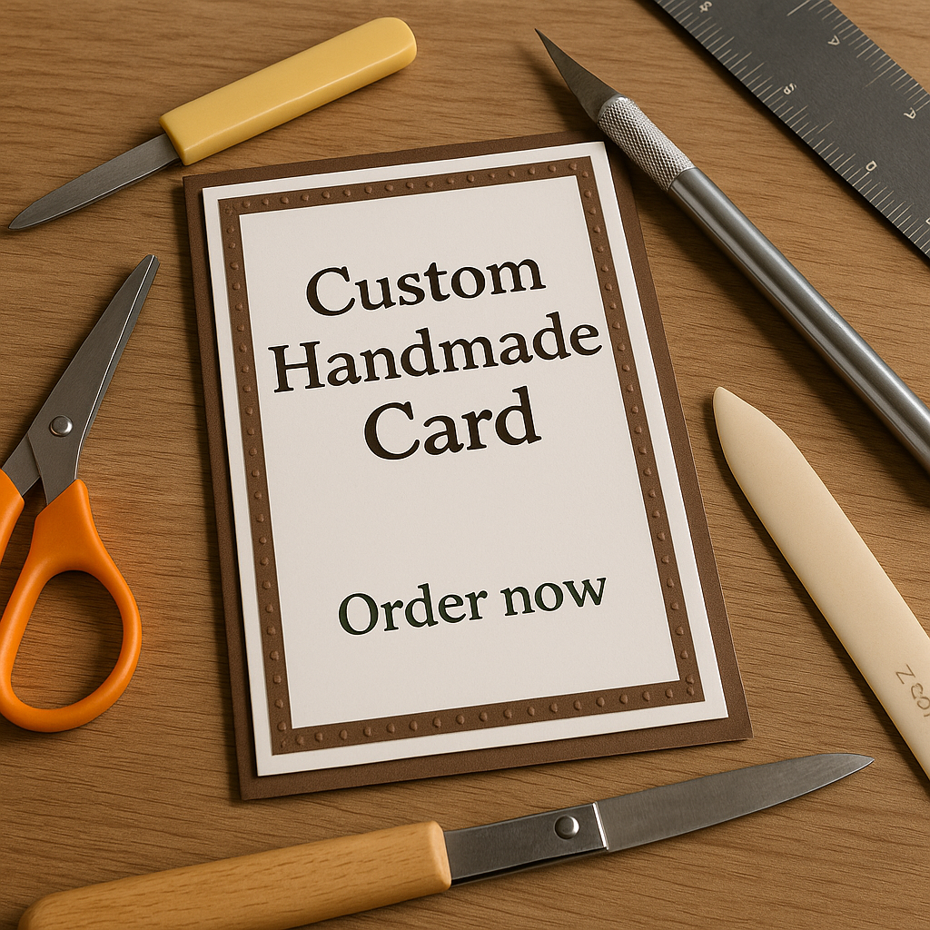 Handmade Custom Card - Create Your Own Greeting Card - Personalized Gift