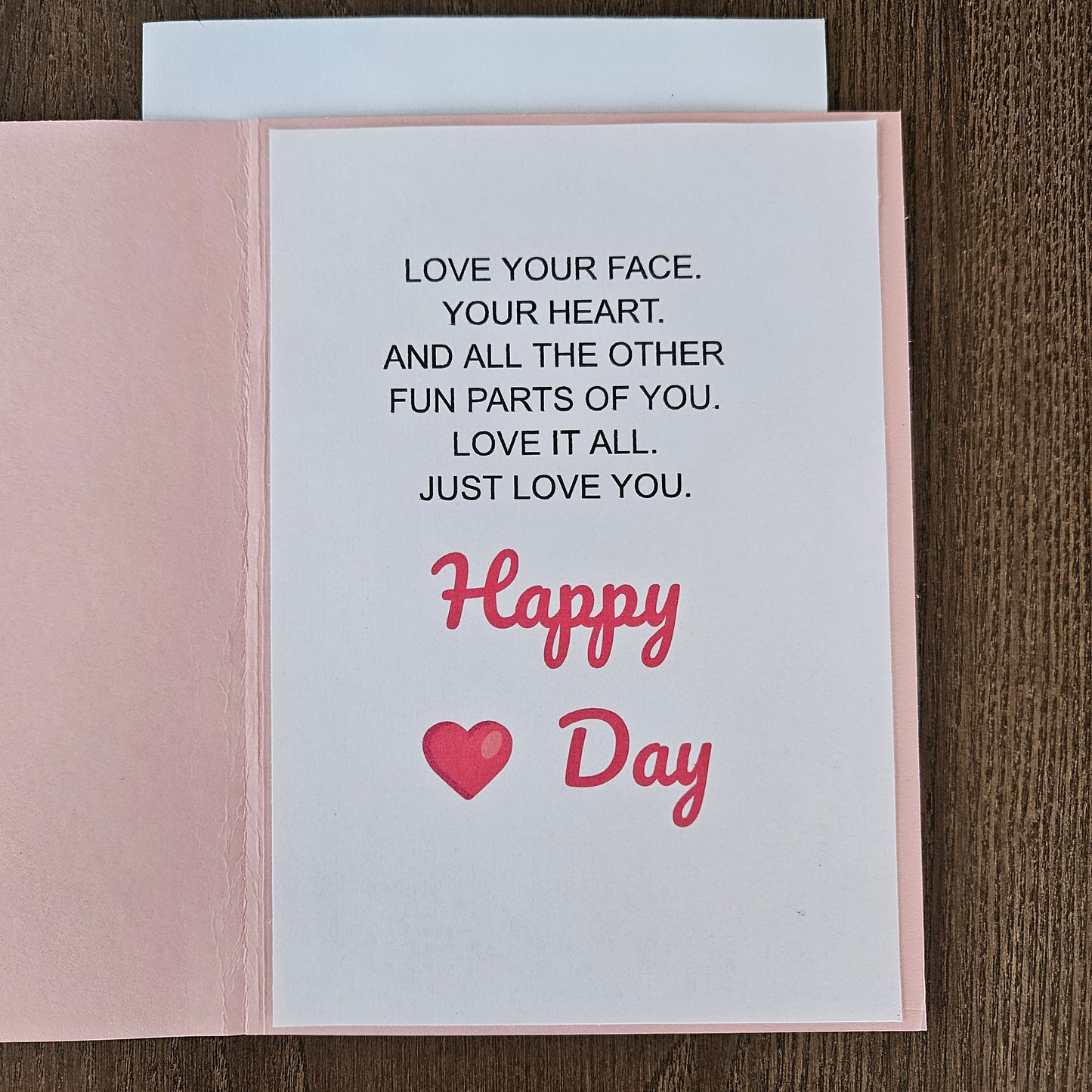 Handmade Love Card - I Freaking Love You, Colorful Decoupage Card