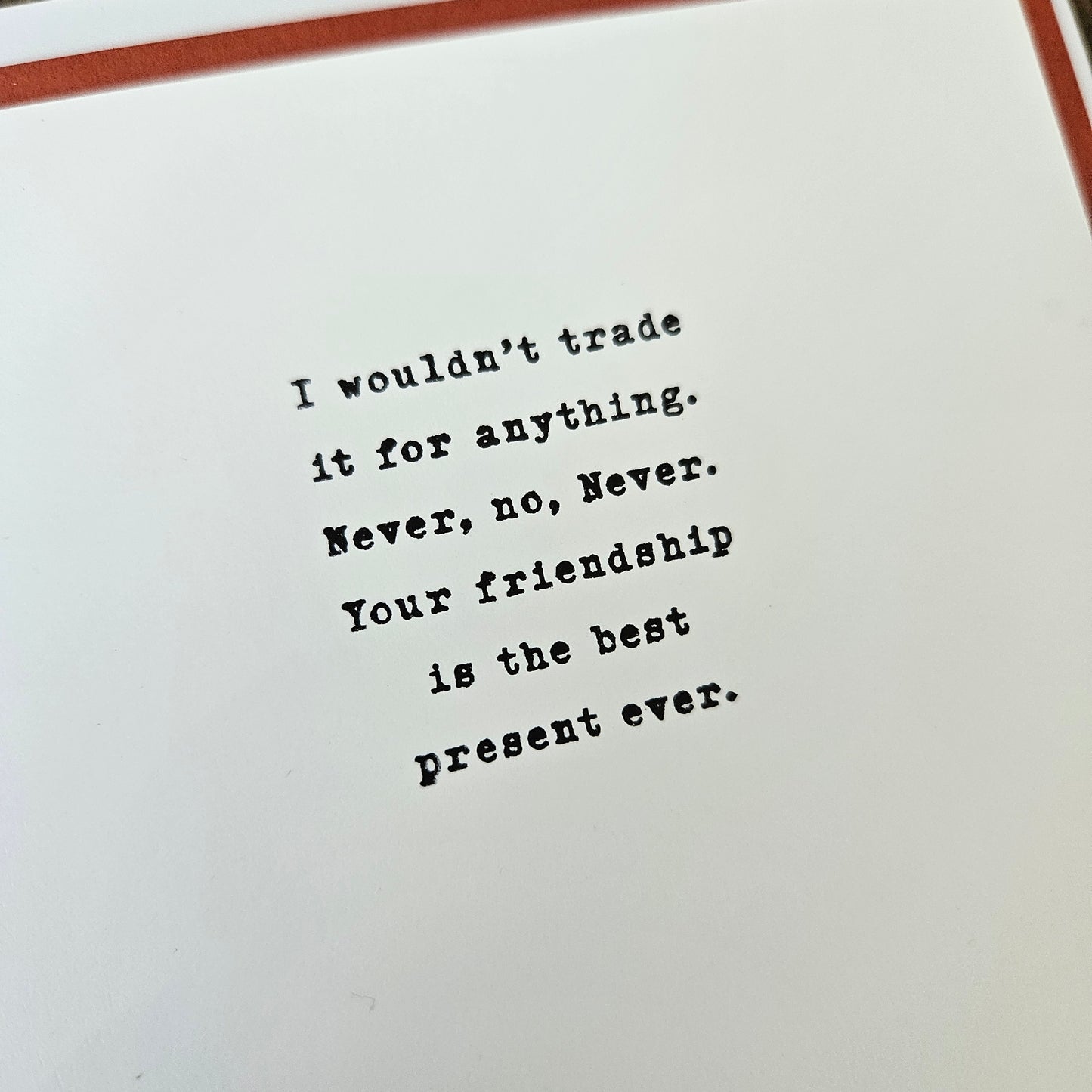 Handmade Friendship Card, Watercolor Winnie the Pooh & Piglet, Embossed Adventure Theme, A2 Greeting Card, Sentimental Gift for Best Friend