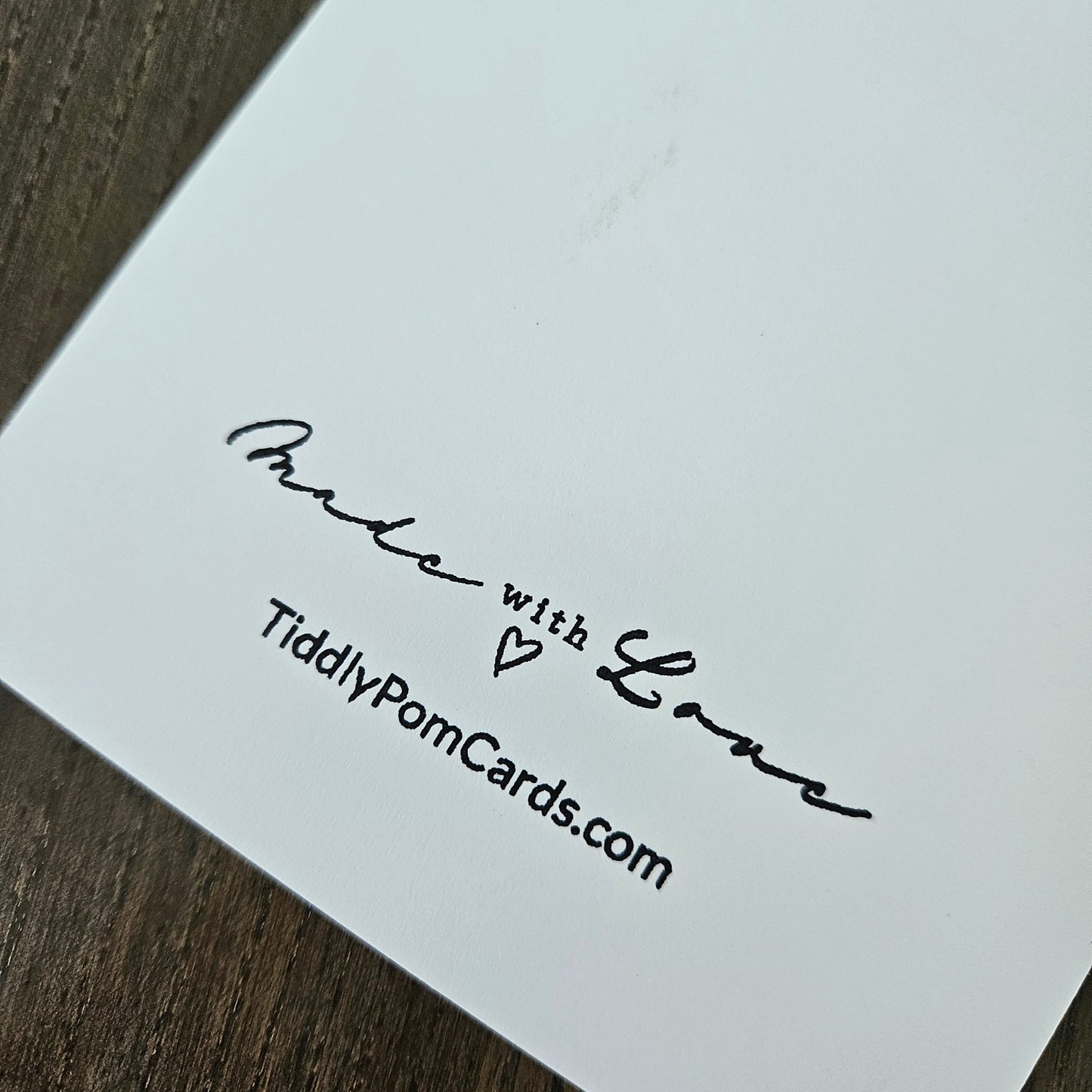 Embossed Alphabet Note Cards: Handmade Back to School Stationery for Teachers & Students, Set of 10 Tiddly Pom Cards