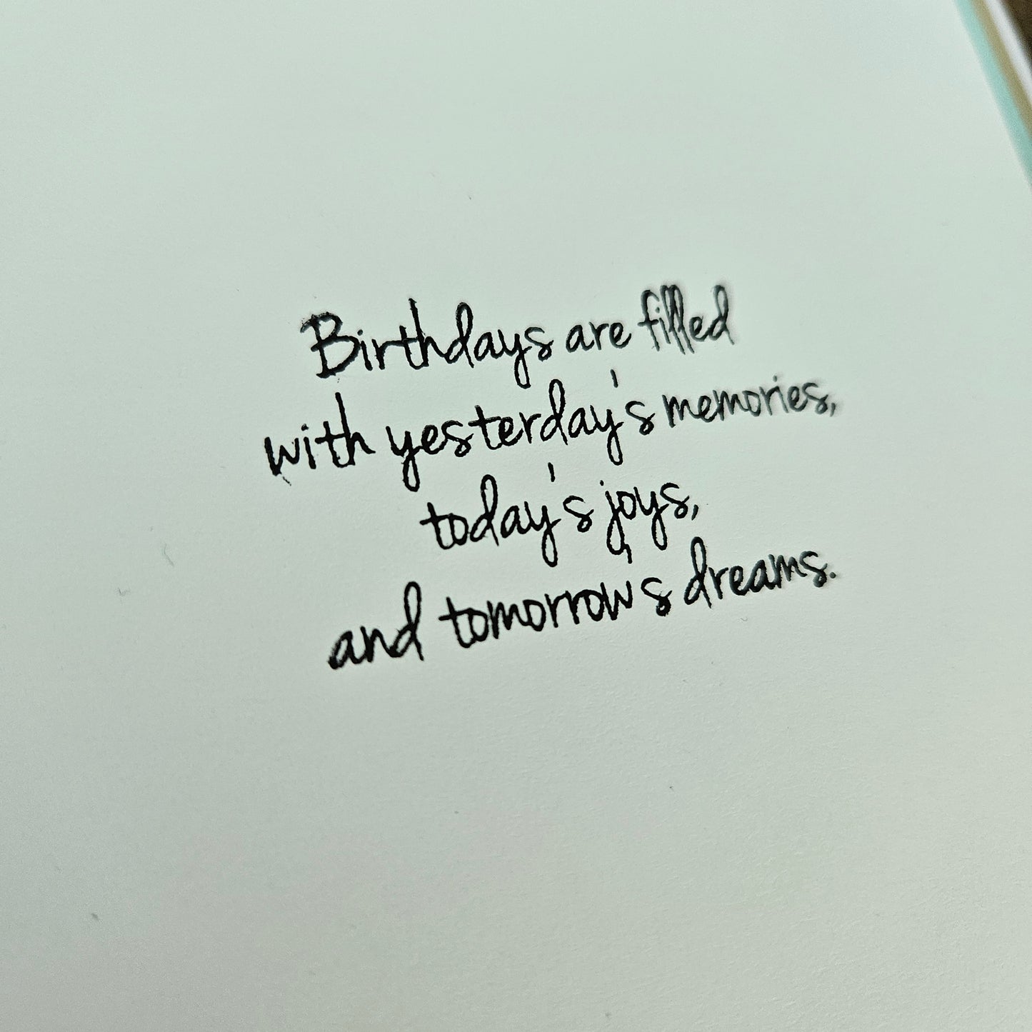 Handmade Birthday Card, 3D Eeyore Die-Cut Design, Layered Card with Embossed Grass & Clouds, Winnie The Pooh Inspired Greeting Card