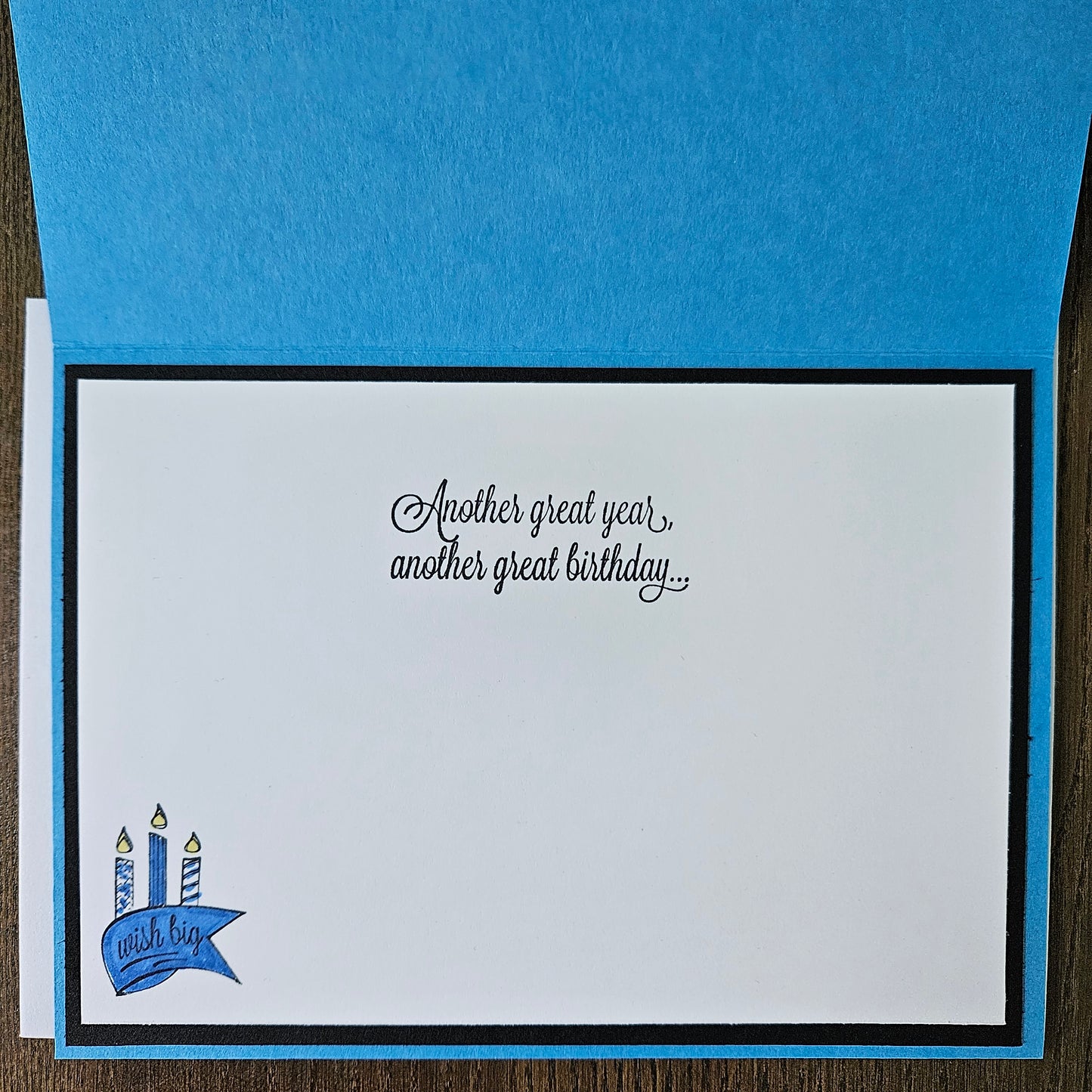 Handmade Birthday Card, Layered Die-Cut Greeting Card, Embossed Hand-Colored Cupcake Design, Custom Birthday Card for Him or Her