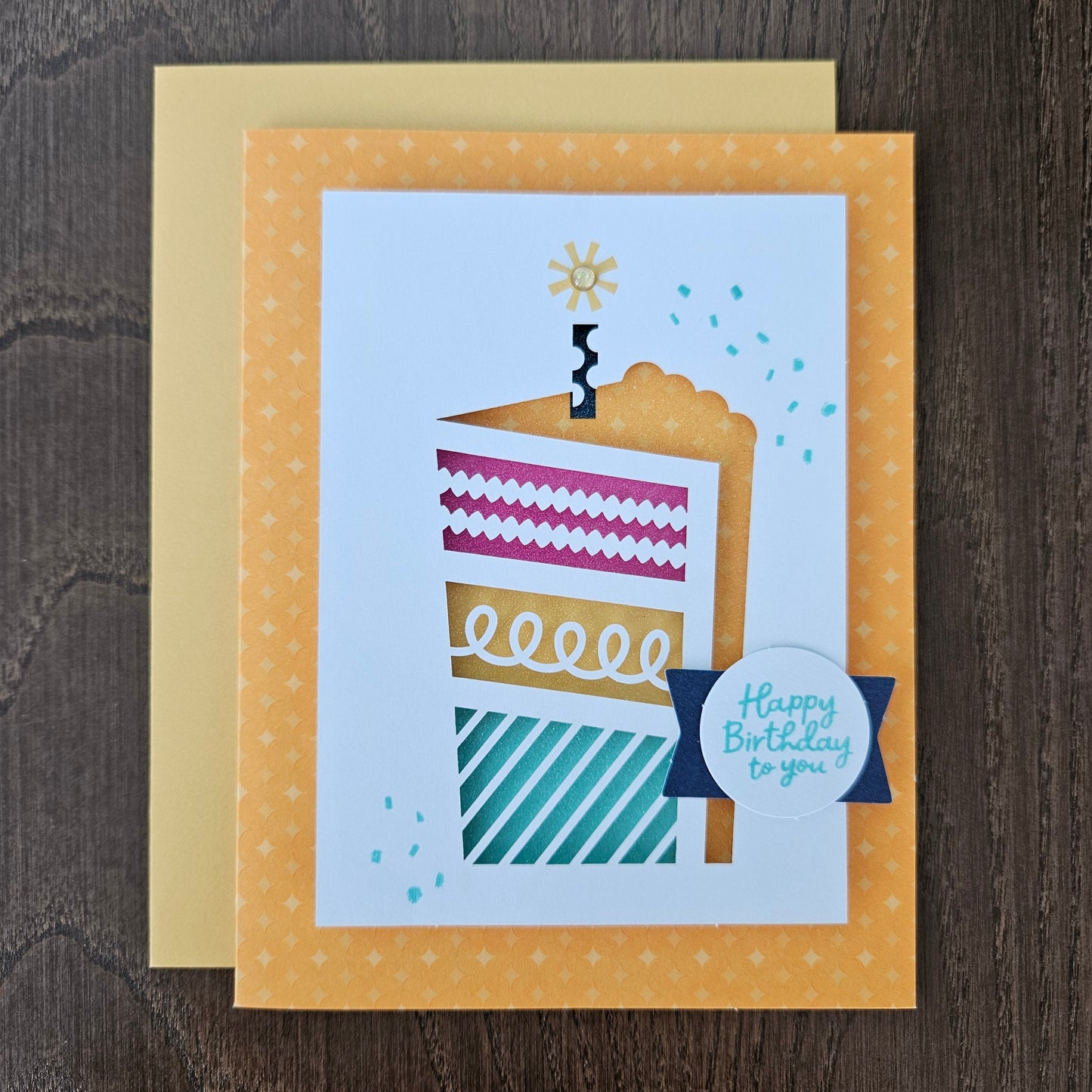 Handmade Birthday Card Bundle – Bold and Bright Die-Cut Design Set Of 4