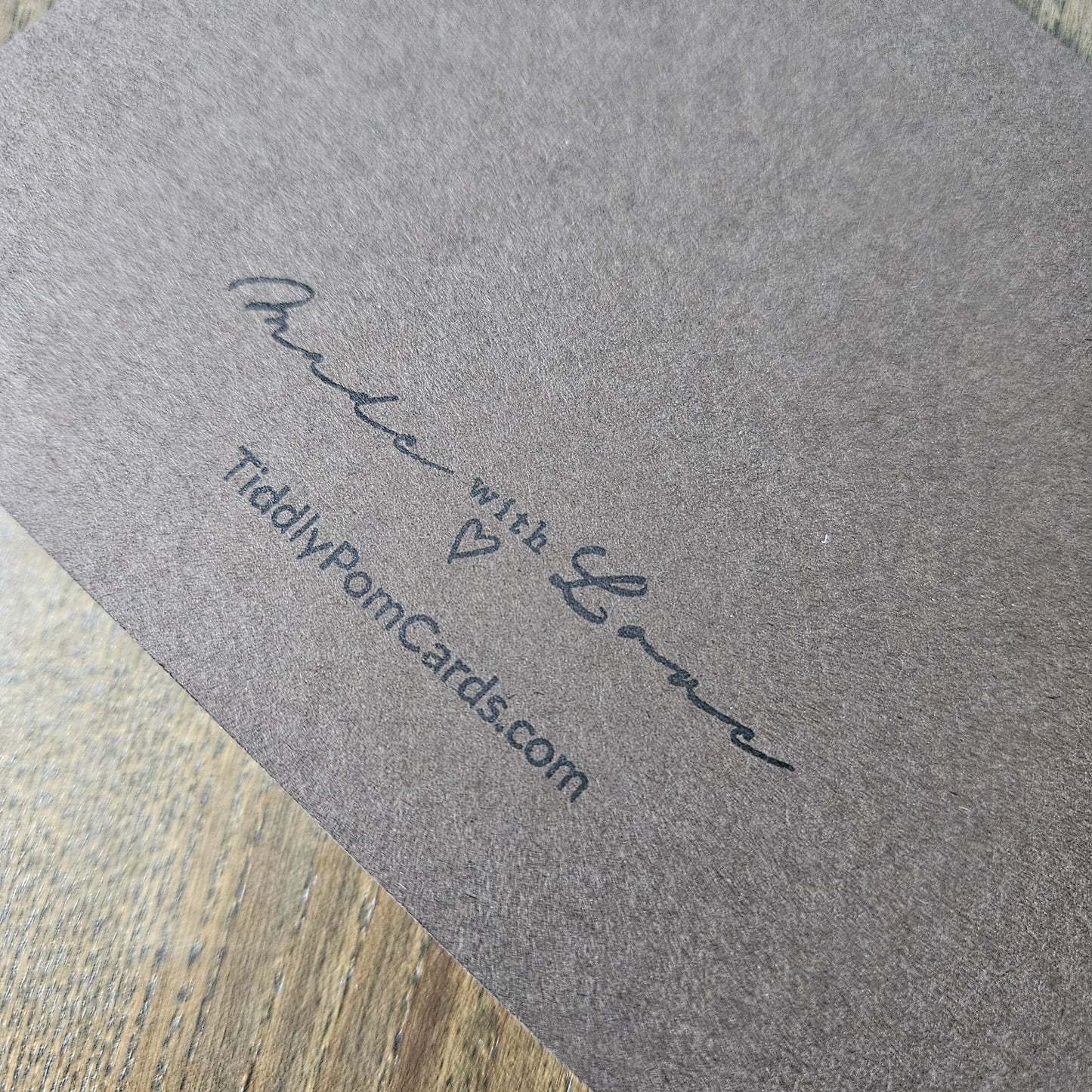 Handmade Thanksgiving Card, Fall Give Thanks Greeting Card, Embossed Thank You Card for Friends & Family