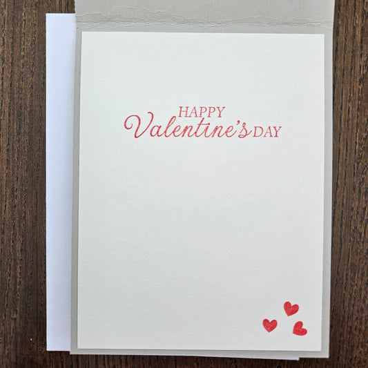 Handmade Valentine's Day Card, Romantic Greeting Card for Her, Anniversary, Just Because, Pink Hearts Design, "Love is Sweet" Tiddly Pom Cards