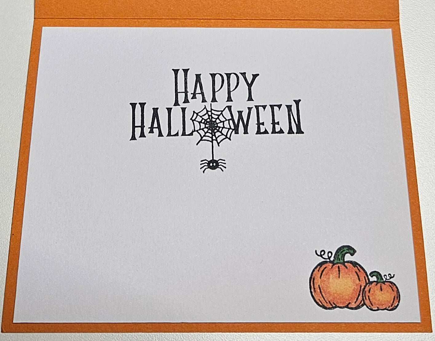 Handmade Halloween Card, Winnie the Pooh Trick or Treat Card, Cute Fall Greeting Card for Kids