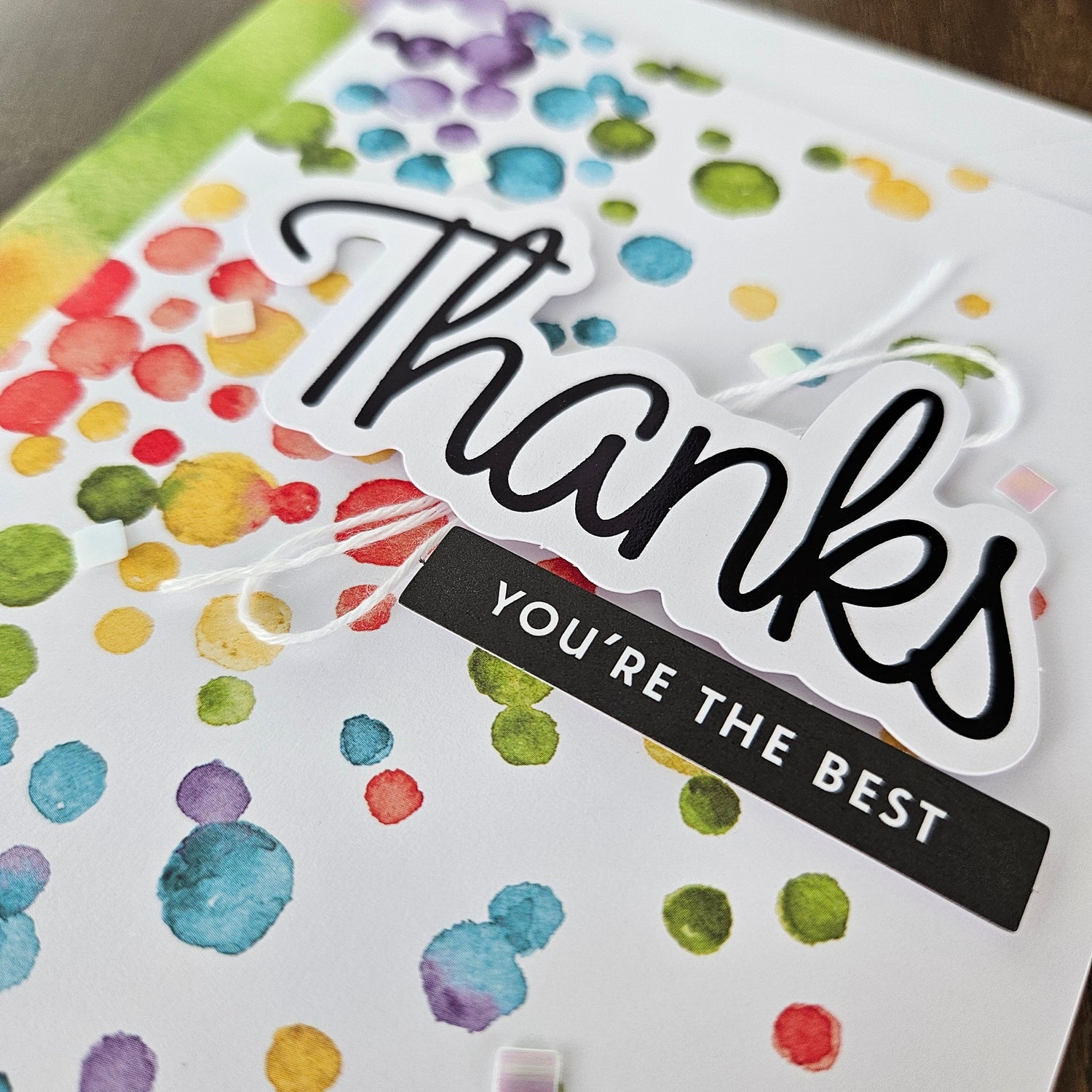 Thank-You-Cards Tiddly Pom Cards