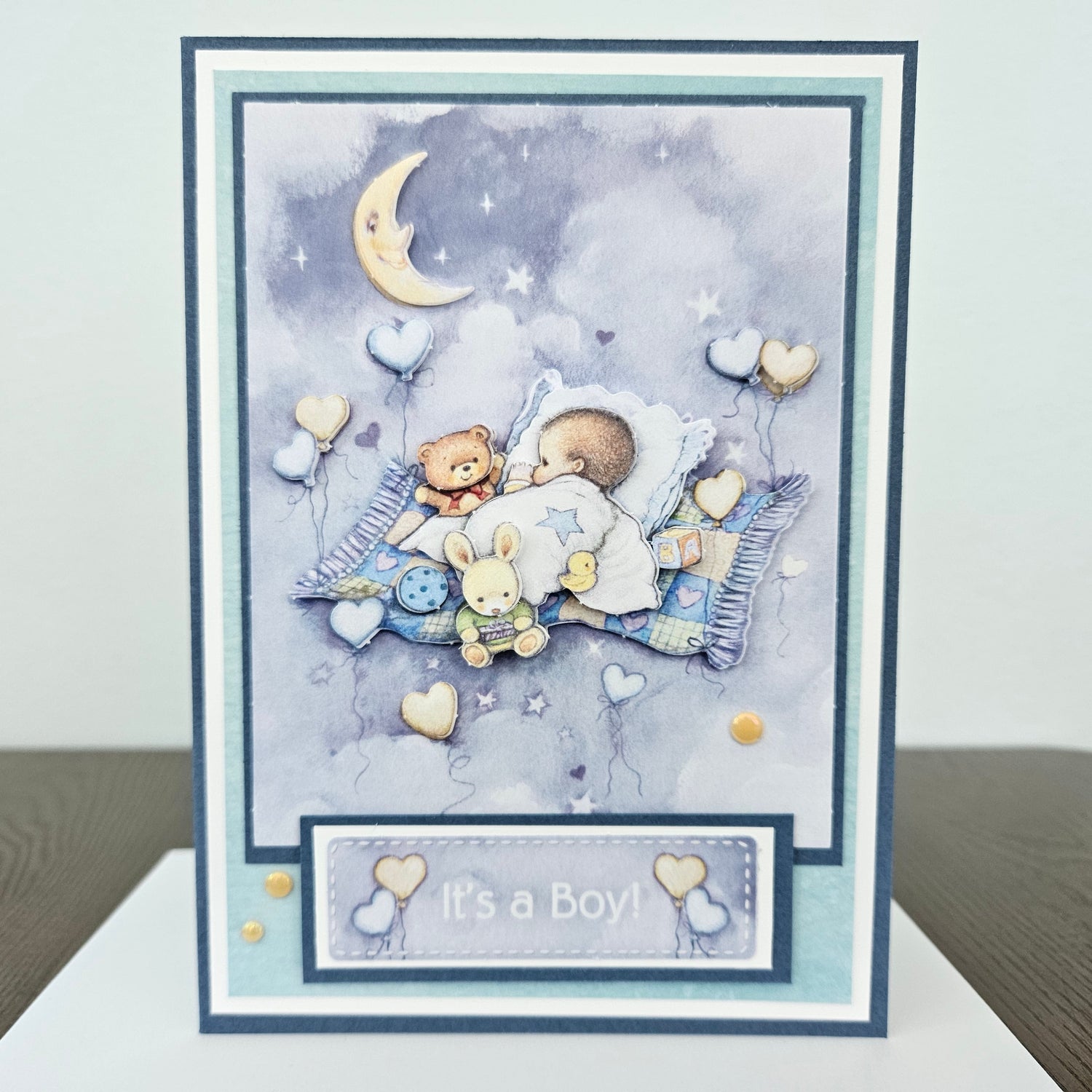 New-Baby-Baby-Shower-Cards Tiddly Pom Cards
