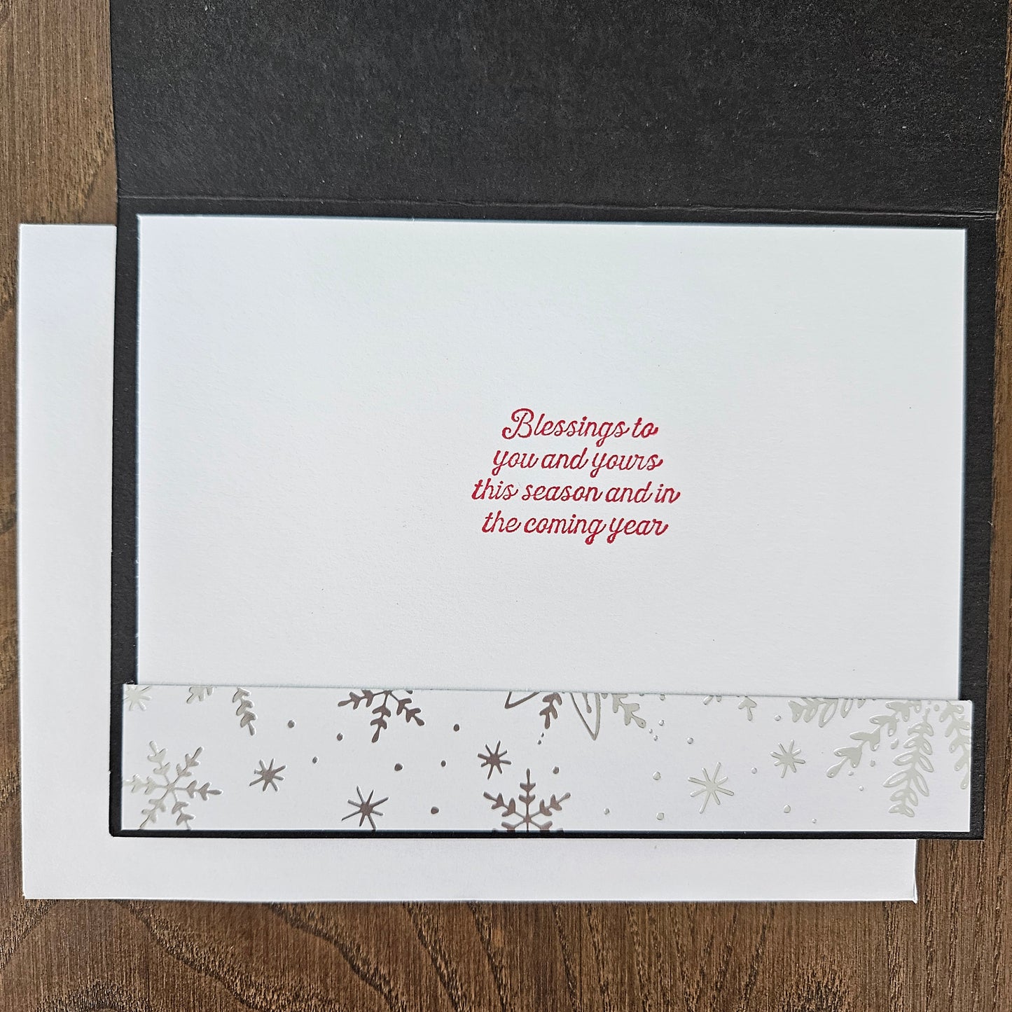 Handmade Christmas Cards, Holiday Greeting Cards With Heartfelt Messages, Card Bundle of 5 Unique Designs With Envelopes