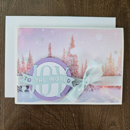 Handmade Christmas Cards, Holiday Greeting Cards With Heartfelt Messages, Card Bundle of 5 Unique Designs With Envelopes