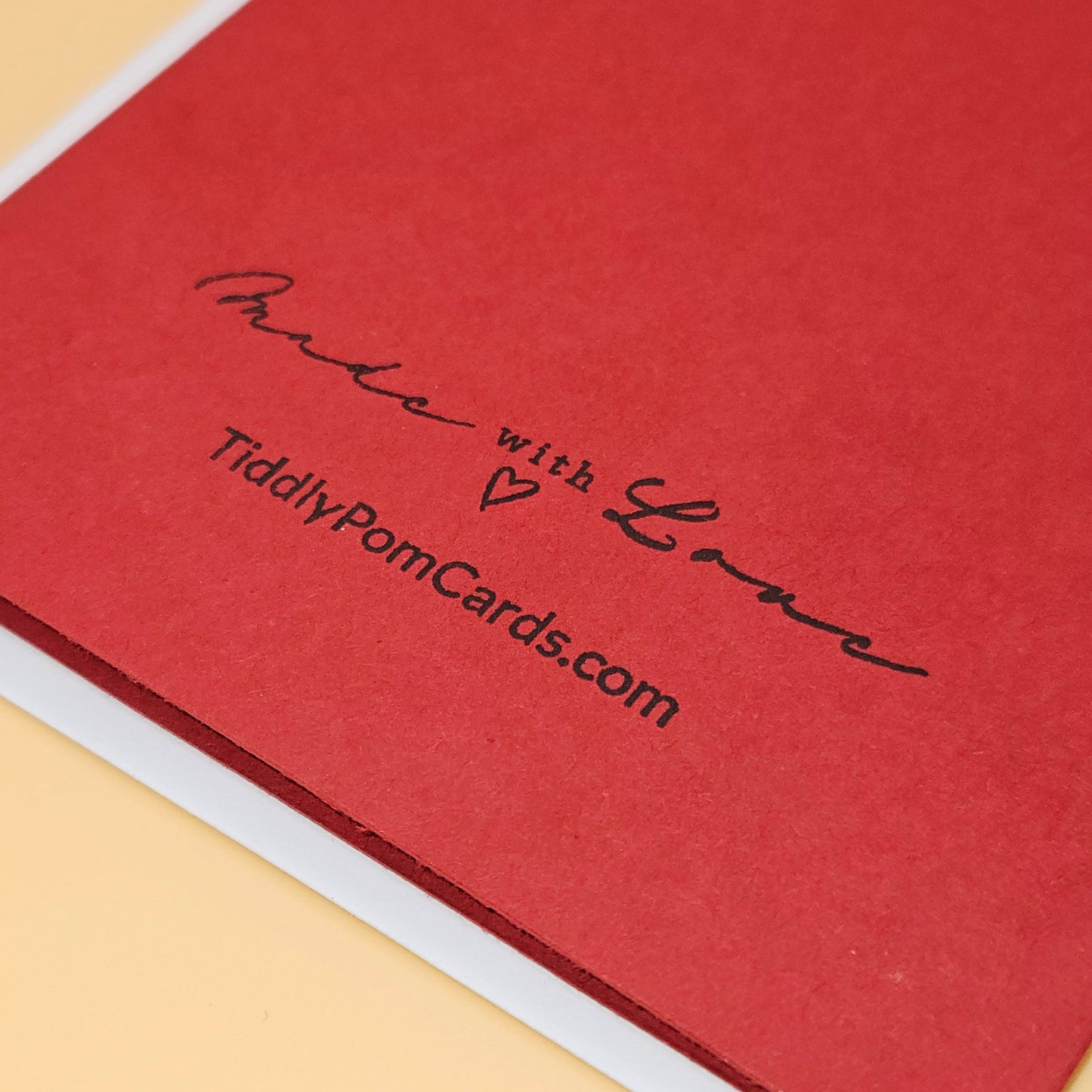 Handmade Christmas Card, Snow Scene Greeting Card Gift for Him/Her, Snowman Kisses, Cozy Winter Wishes Tiddly Pom Cards