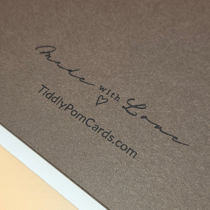 Handmade Christmas Card, Hot Chocolate Cocoa Bar Decoupage Greeting Card, Winter Deer Scene, Festive Keepsake