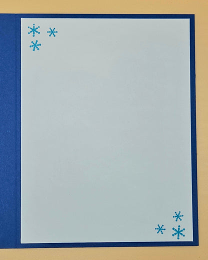 Handmade Christmas Card, Winnie the Pooh Holiday Greeting Card, Tigger Piglet Eeyore Winter Keepsake