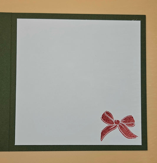 Handmade Christmas Card, Vintage Holiday Gnome Greeting Card, Pickup Truck Merry Christmas Keepsake Tiddly Pom Cards