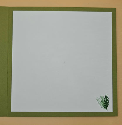 Handmade Christmas Card Bundle, Vintage Wreath Greeting Card Set of 3, Classic Holiday Keepsakes