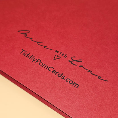 Handmade Christmas Card, Vintage Wreath Greeting Card, Gold Bells Berries Classic Keepsake