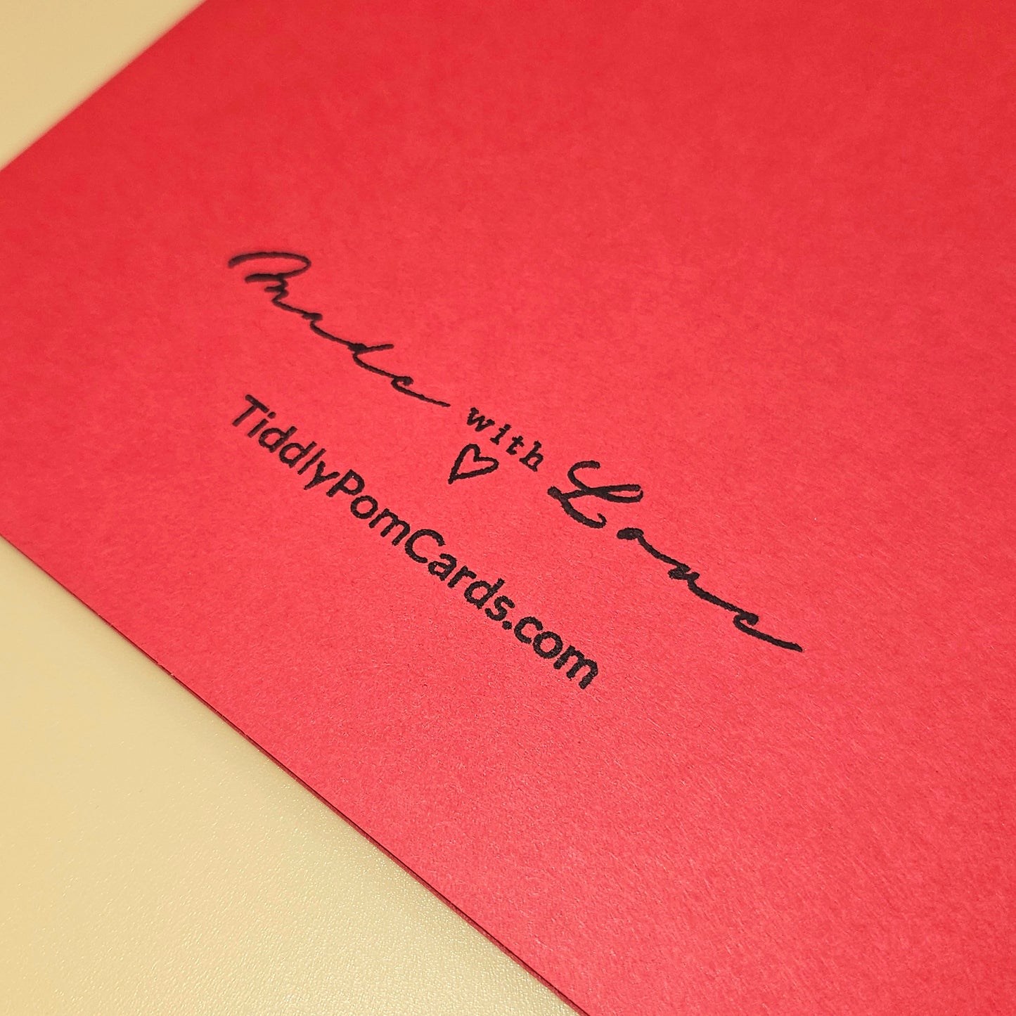 Handmade Valentine's Day Card, "All My Love" Heart, Romantic Keepsake Greeting Card