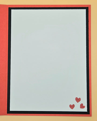 Handmade Romantic Card, Love is Sweet Keepsake Greeting for Valentine's or Anniversary