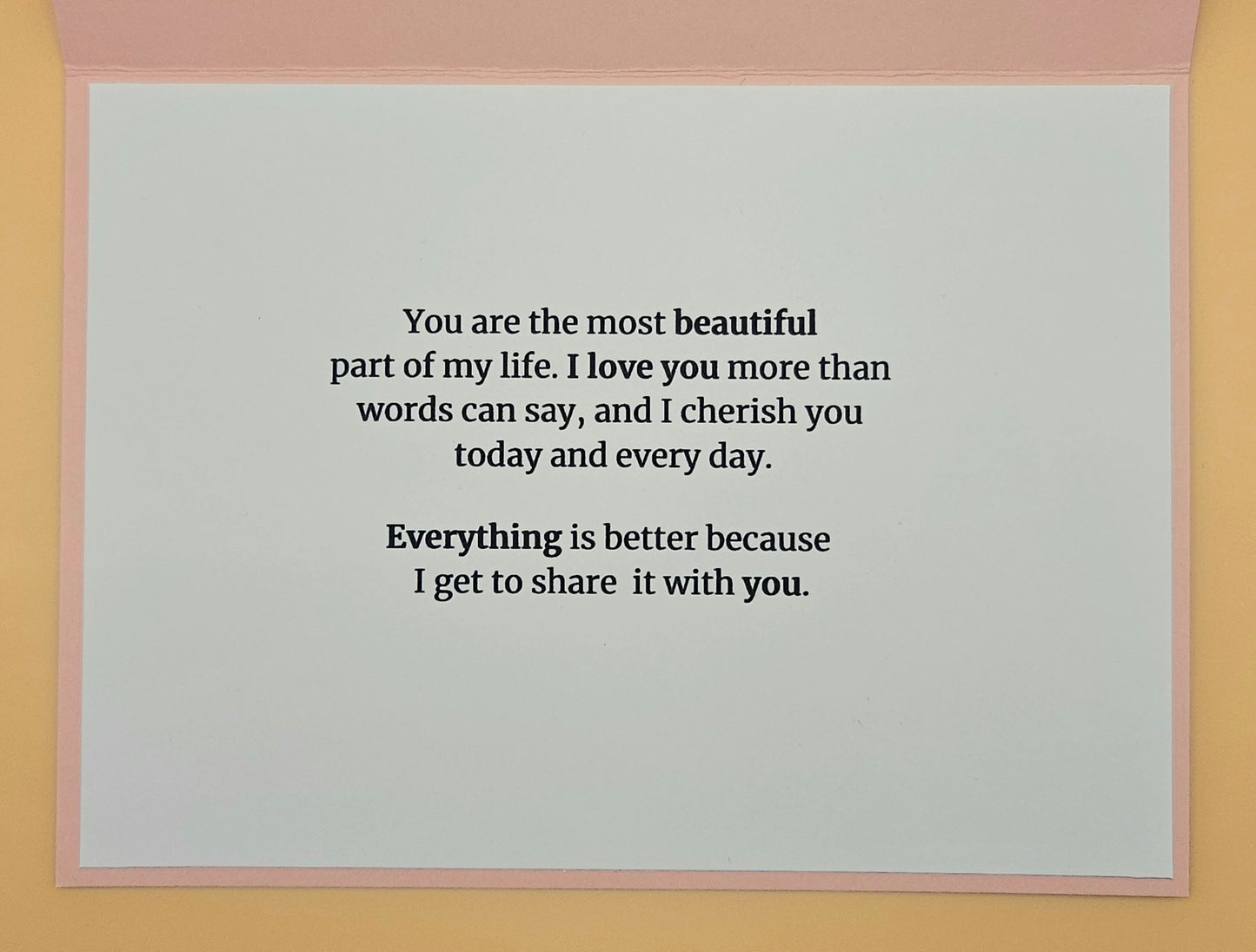 Handmade Romantic Love Card, "I Heart U" Polka Dot Keepsake Greeting Card For Anniversary or Valentine's Day