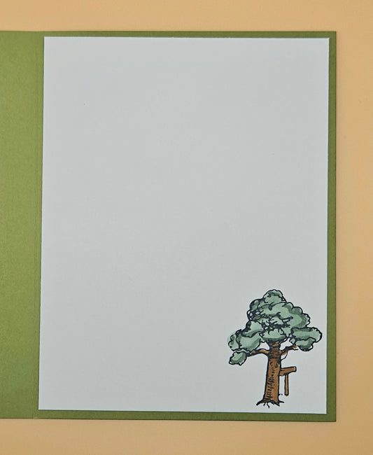 Winnie the Pooh Friendship Card, Handmade Classic Pooh and Piglet Greeting Card, Smallest Things Keepsake