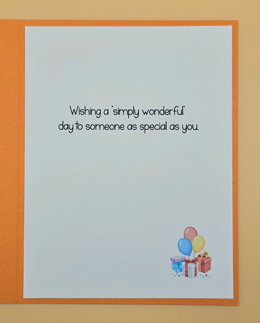 Winnie the Pooh Birthday Card, Handmade Classic Pooh and Piglet Greeting Card, Celebration Keepsake