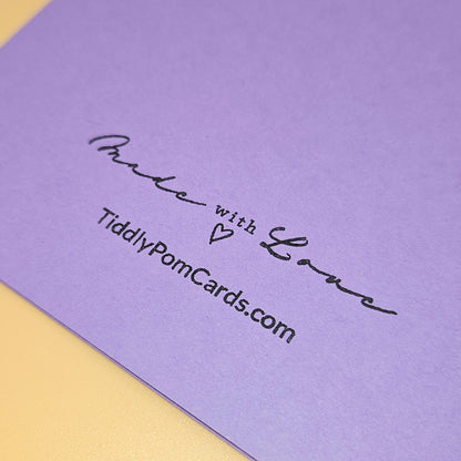 Mother’s Day Card for Grandmother, Handmade Special Nana Floral, Heartfelt Generational Keepsake with Message