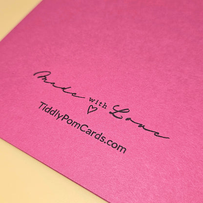 Mothers Day Card for Bonus Mom, Handmade Heart & Floral Greeting, Heartfelt Keepsake with Message