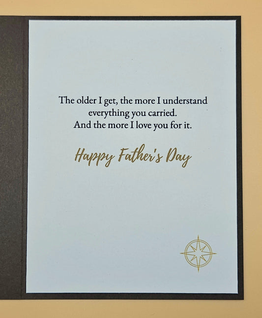 Father's Day Card for Dad, Handmade You Made It Look Easy, Heartfelt Keepsake