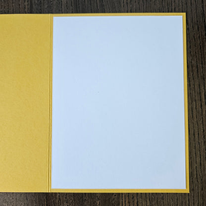 Mother's Day card with a bear holding flowers on a beige background