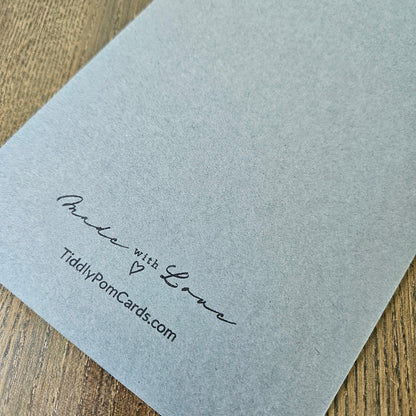 Birthday Card for Husband, Handmade Geometric Blue Gray, Favorite Adventure Heartfelt Greeting