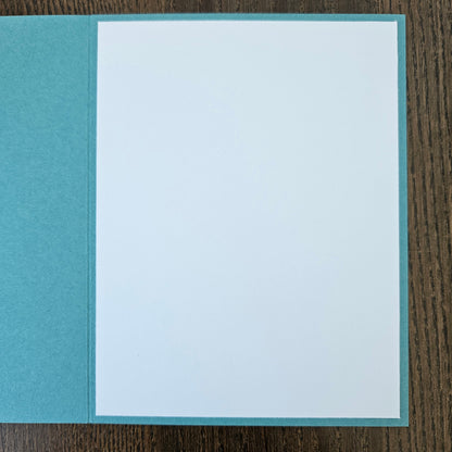 Birthday Card for Son, Handmade Masculine Geometric Stripes Happy Greeting, Blank Inside