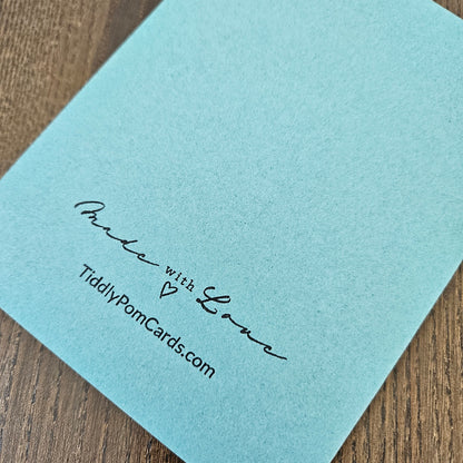 Birthday Card for Son, Handmade Masculine Geometric Stripes Happy Greeting, Blank Inside