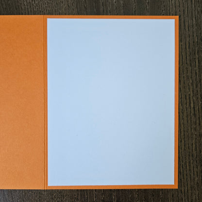Winnie the Pooh Halloween Card, Handmade Pumpkin Jack O Lantern, Blank Inside