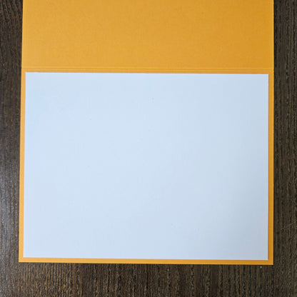 Religious Thanksgiving Card, Handmade Christian Cross Happy Thanksgiving, Blank Inside