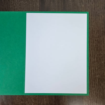 Funny Dog Christmas Card, Spot-Tacular Dalmatian, Handmade Holiday Greeting, Blank Inside