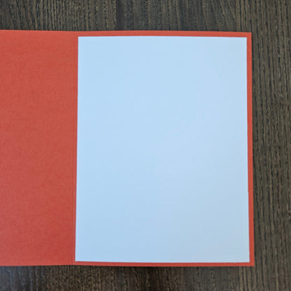 Handmade funny Halloween card with peeking grim reaper skeleton and killer sentiment