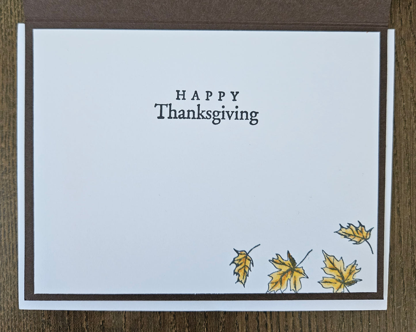 Handmade Thanksgiving Card, Winnie the Pooh Fall Greeting Card, It's a Thankful Sort of Day