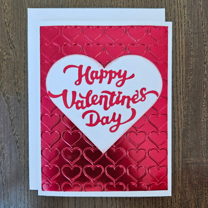 Handmade Valentine’s Day Card - "Happy Valentine’s Day"